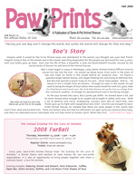 Paw Prints Newsletter 2008